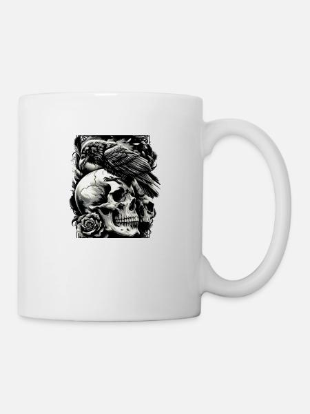 Gothic-Wächter - Tasse - Weiß
