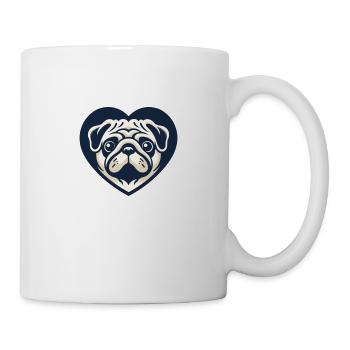Carlin dans l’âme - Mug blanc - blanc - Droite