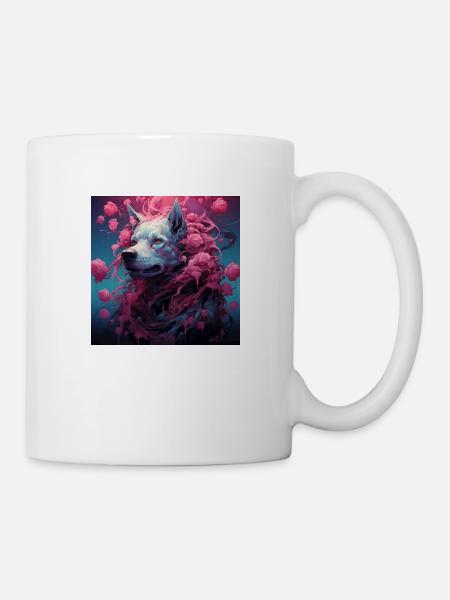 Celestial Canine Dreams - Tasse - Weiß