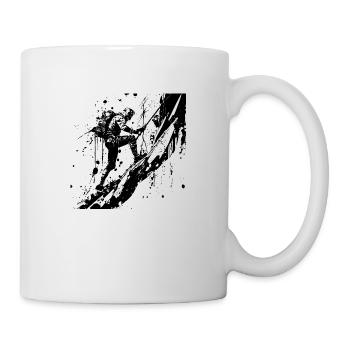 Mountaineer climbing - Mug - white - Right