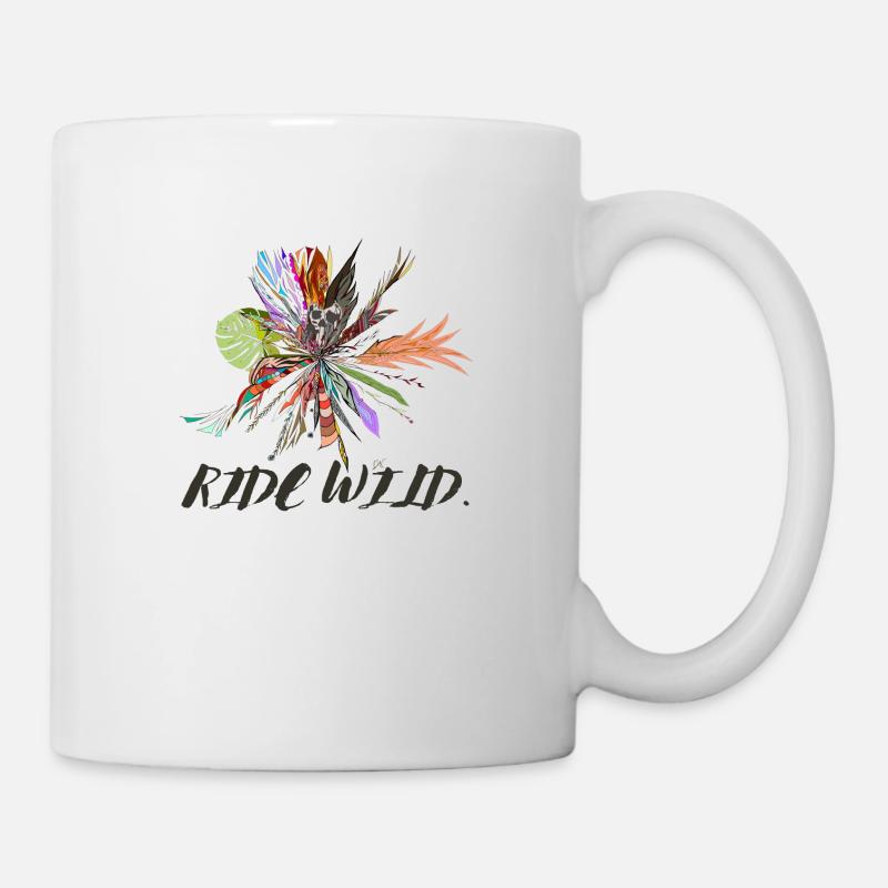 RIDE WILD - Tasse - Weiß