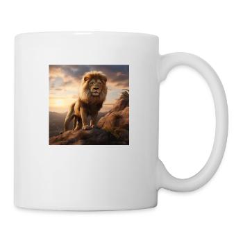 Roi des Lions - Mug blanc - blanc - Droite
