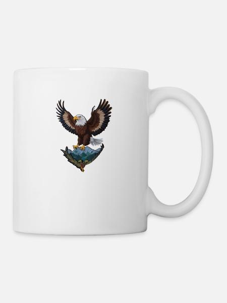 Schöner Weißkopfseeadler - Tasse - Weiß