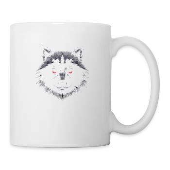 Raton laveur - Mug blanc - blanc - Droite