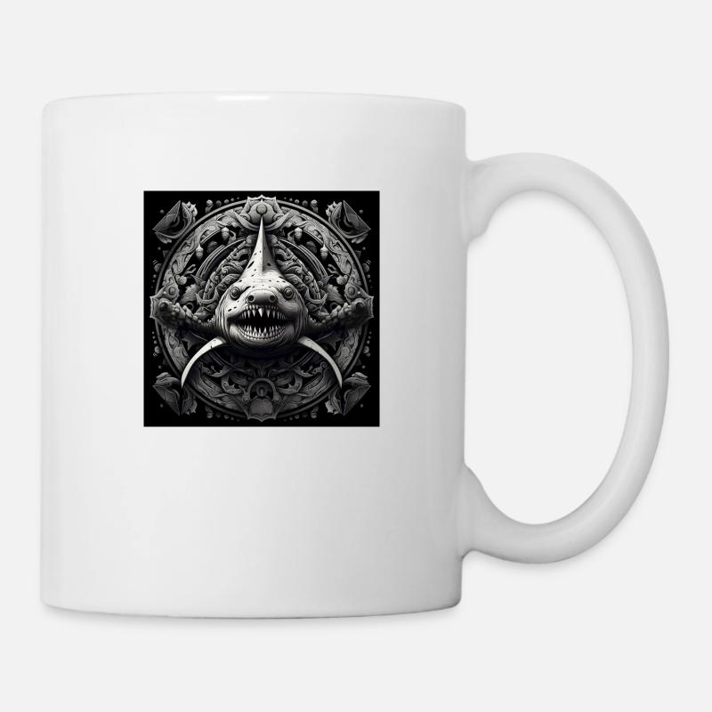 Ätherische Tiefen - Tasse - Weiß