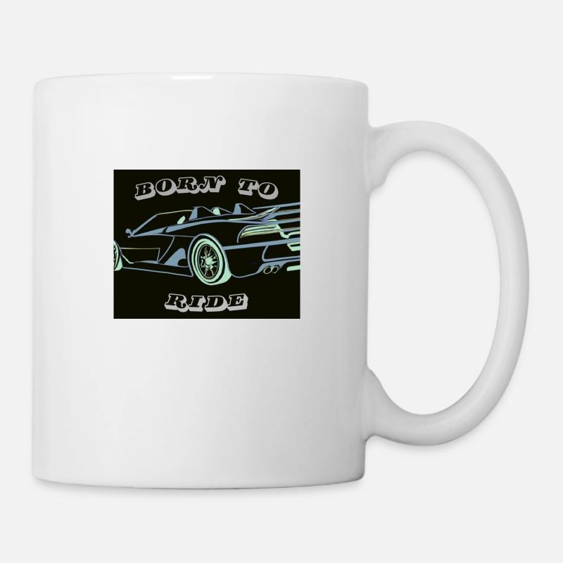 Born to Ride - Tasse - Weiß