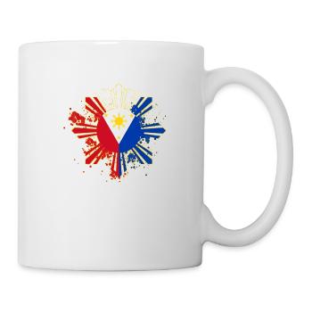 Philippines drapeau philippin fierté je cadeau - Mug blanc - blanc - Droite