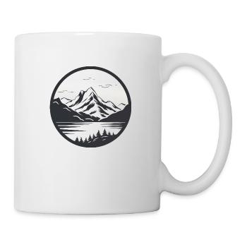 Frostiger Berg - Tasse - Weiß - Rechts