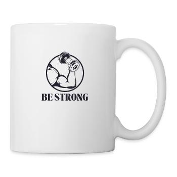 Be strong 💪 - Mug - white - Right