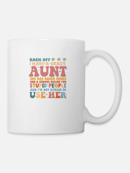 Reculez J’ai une tante folle - Mug blanc - blanc