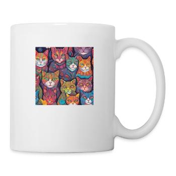 Colorful Cats - Mug - white - Right