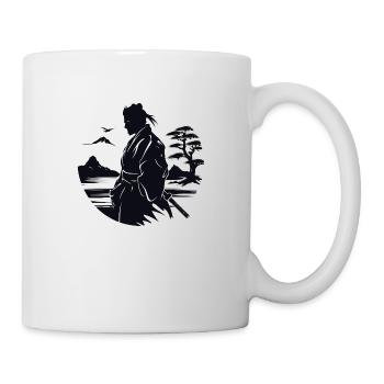 Samouraï zen - Mug blanc - blanc - Droite