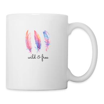 wild & free - Mug - white - Right