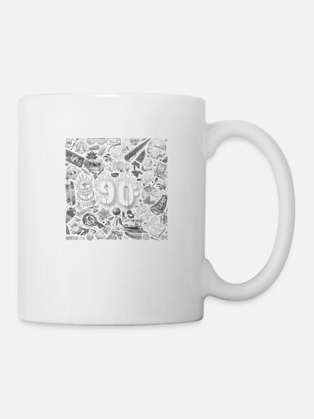 Stilikonen der 90er Jahre - Tasse - Weiß