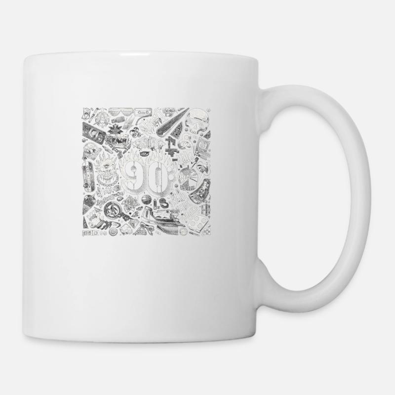 Stilikonen der 90er Jahre - Tasse - Weiß