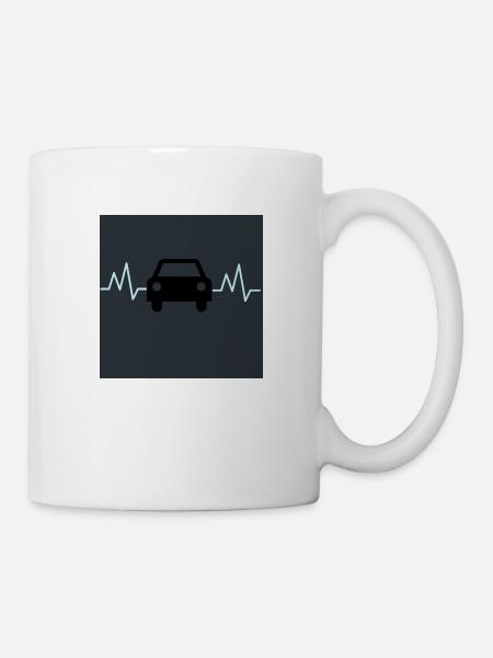 voiture - Mug blanc - blanc
