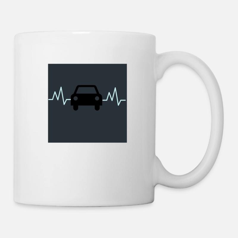 auto - Tasse - Weiß