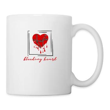 bleeding heart - Tasse - Weiß - Rechts