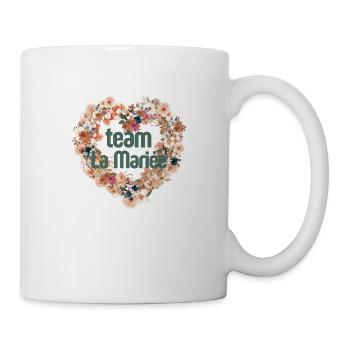 Bridal Team Floral Heart - Mug - white - Right