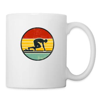 Sprinter - Athlétisme 2 - Mug blanc - blanc - Droite