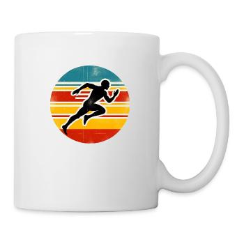 Sprinter - Athlétisme - Mug blanc - blanc - Droite