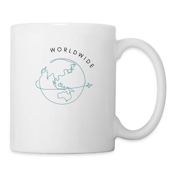 Weltweit reisen - Tasse - Weiß - Rechts