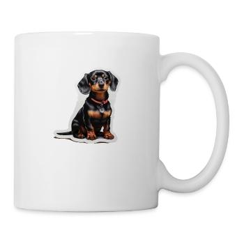 Dachshund - Mug - white - Right