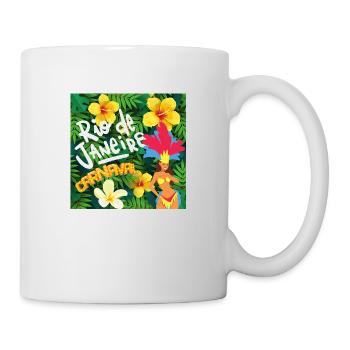 Samba do Brasil T-shirt - Tasse - Weiß - Rechts