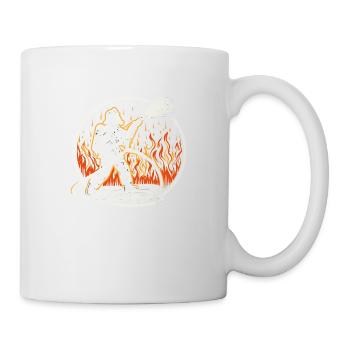 Pompier - Mug blanc - blanc - Droite