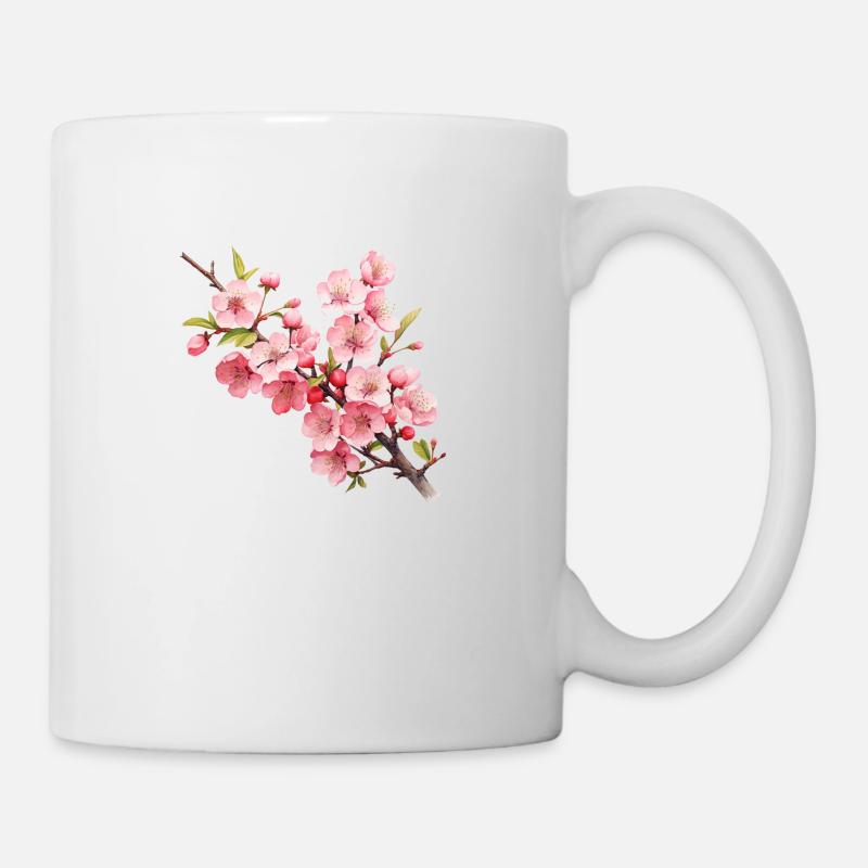 Cherry Blossom - Mug - white
