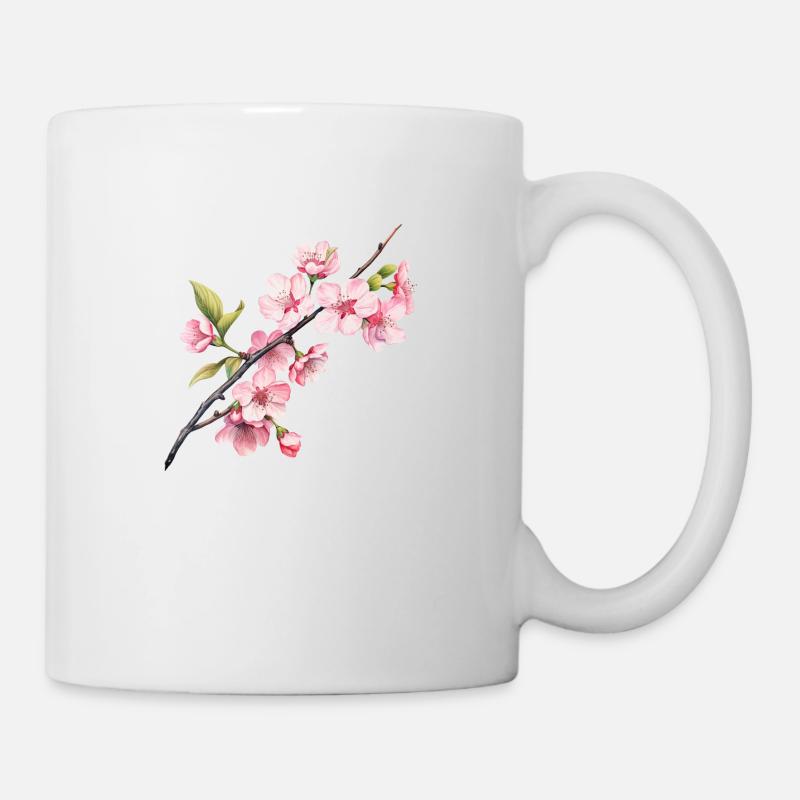 Sakura-Frühling - Tasse - Weiß