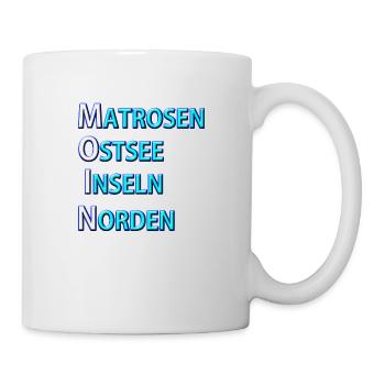 Matrosen Moin - Tasse - Weiß - Rechts