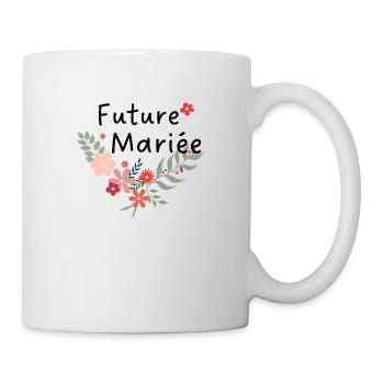 Floral Bride - Die Brautblumen - Tasse - Weiß - Rechts
