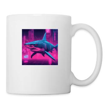 Hai - Tasse - Weiß - Rechts
