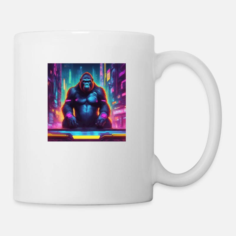 Gorilla - Tasse - Weiß