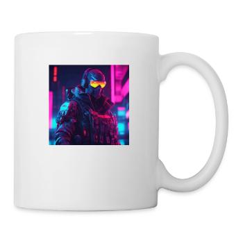 Futuristic Soldier - Mug - white - Right