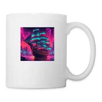 Segelschiff - Tasse - Weiß - Rechts
