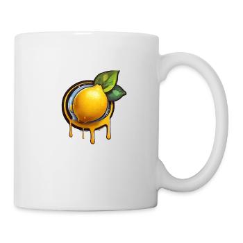 Zitrone - Tasse - Weiß - Rechts