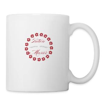 Floral Bride - Die Brautblumen - Tasse - Weiß - Rechts