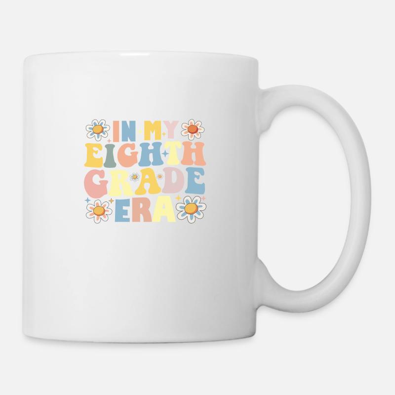 Élèves enseignants dans mon ère de 8e année - Mug blanc - blanc