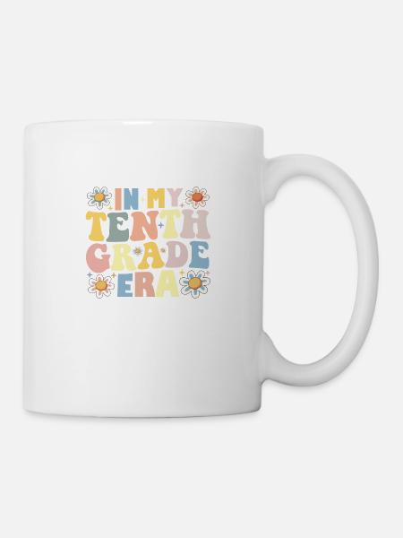 Teacher Student 10th Grade In My Tenth Grade Era - Mug - white