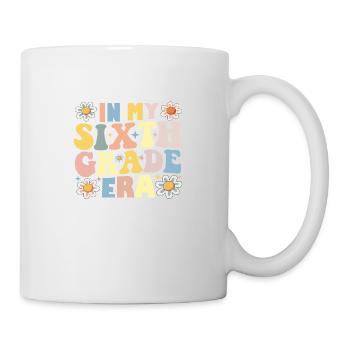 In meiner 6. sechsten Klasse Ära zurück in die Schule - Tasse - Weiß - Rechts