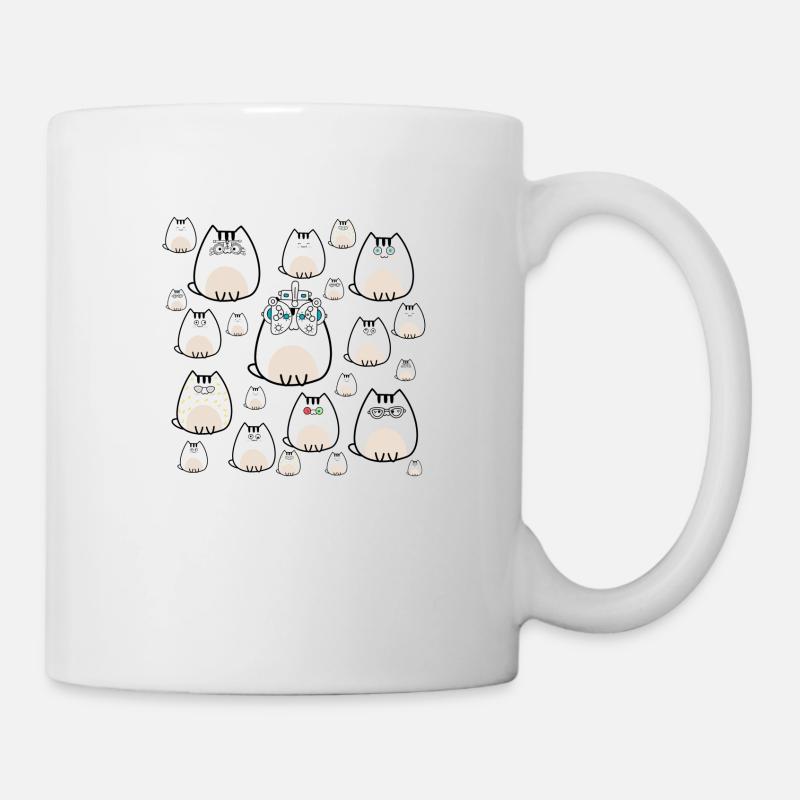 Optométriste Opticien Ophtalmologiste Chat Optométrie - Mug blanc - blanc
