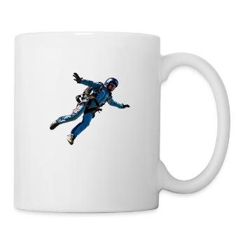 Skydiving is a unique experience - Mug - white - Right