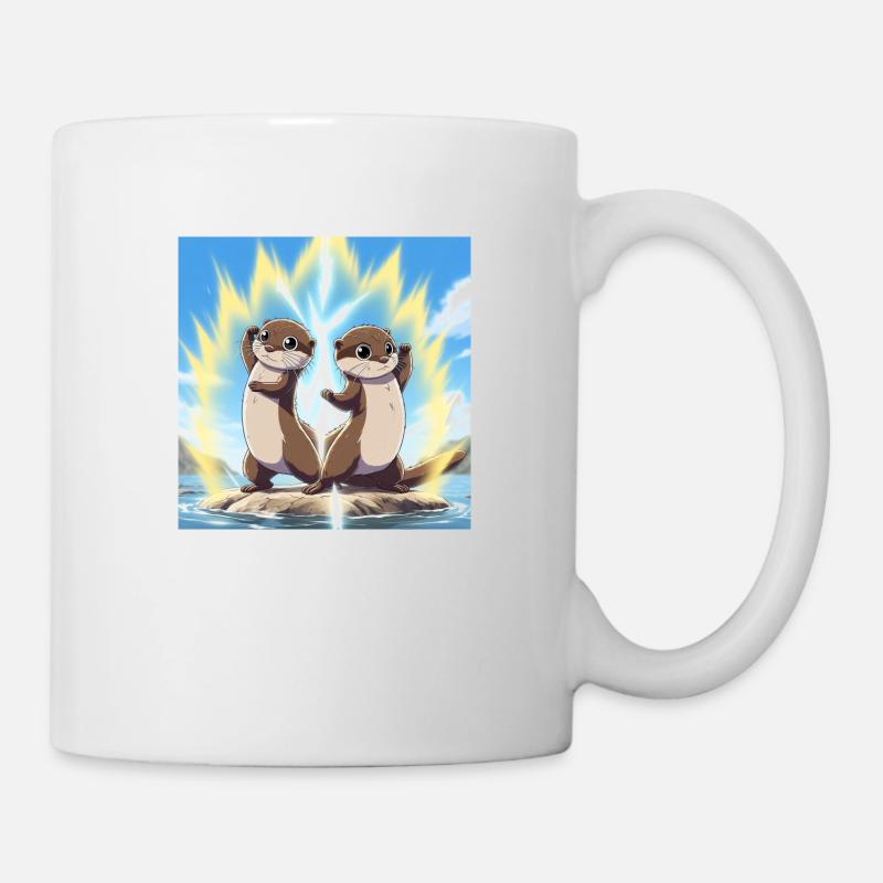 cute Otter - Tasse - Weiß