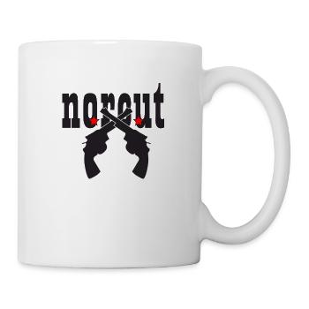 NORCUT - Black Text / Red Stars / Black Pistols - Tasse - Weiß - Rechts