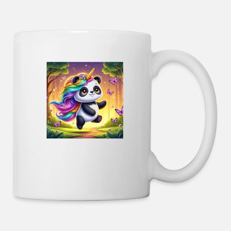 Panda licorne - Mug blanc - blanc