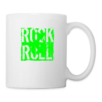 Music, Retro, Heavy Metal, Hard Rock, Punk, Vinyl, Pop - Mug - white - Right