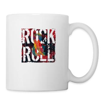 Music, Retro, Heavy Metal, Hard Rock, Punk, Vinyl, Pop - Mug - white - Right
