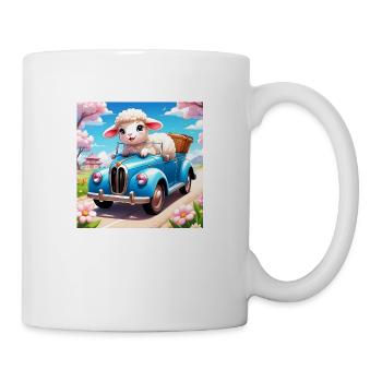 Sweet Lamb Autofahrer - Tasse - Weiß - Rechts